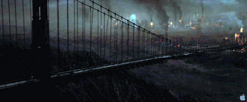 Illustration for article titled The Same Cityscape According To Star Trek And Terminator Salvation